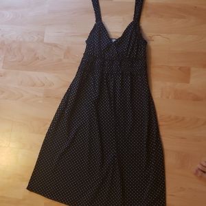 Black and white polk a dot Dress